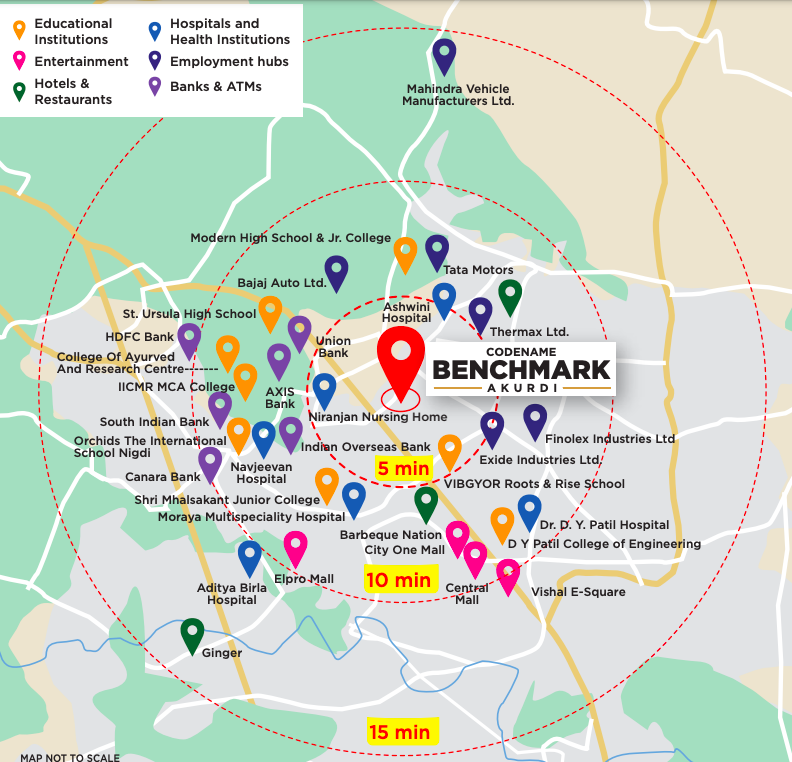 BENCHMARK Location map